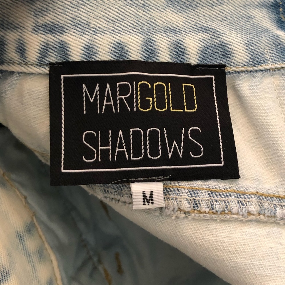 Marigold Shadows SAWAKO LOOSE DENIM WIDE LEG PANTS - Picture 3 of 11
